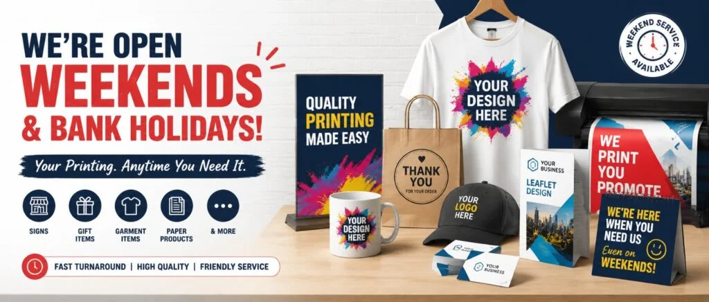 Weekend Printing Service Hertford